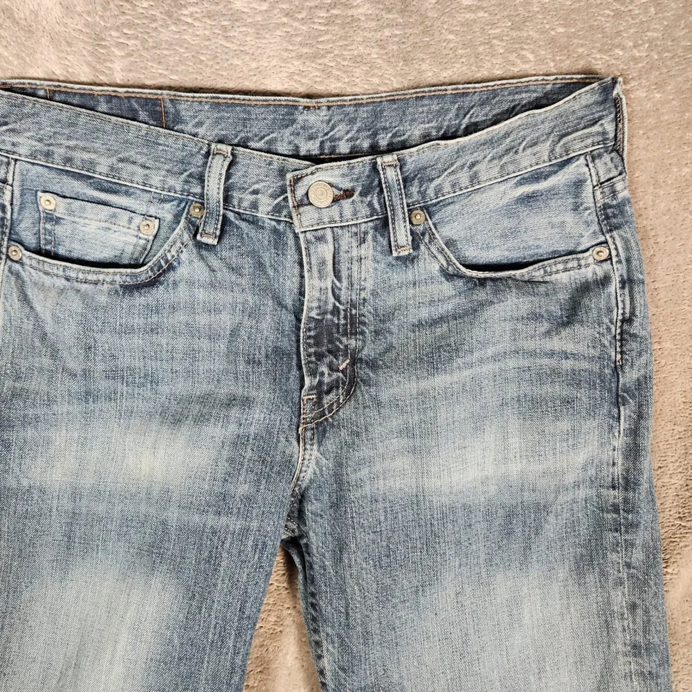 Levi's 514 Jeans Men's 30X30 Blue Straight‎ Fit Light Wash Denim 00514-0540